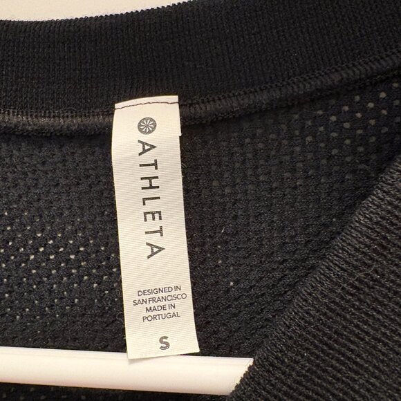 Athleta Black Ruched Tank Top - Picture 3 of 3